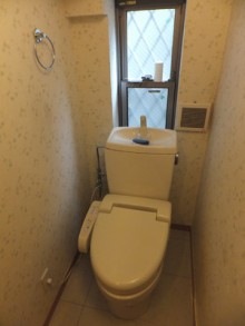 オート機能付き節水便器に交換